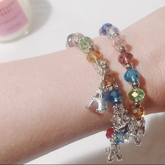 Fashion Jewelry Jewelry - Paris Eiffel Tower Multi Charm Bracelet OS